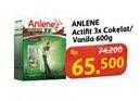 Promo Harga Anlene Actifit 3x High Calcium Cokelat, Vanilla 600 gr - Alfamidi