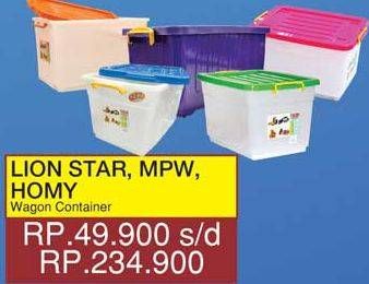 Promo Harga LION STAR, MPW, HOMY Wagon Container  - Yogya