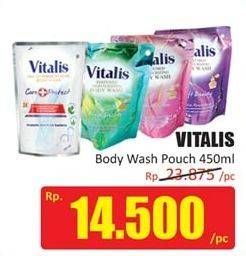 Promo Harga VITALIS Body Wash 450 ml - Hari Hari
