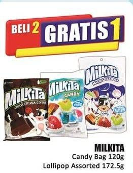 Promo Harga MILKITA Milk Lollipop/MILKITA Milkshake Candy  - Hari Hari
