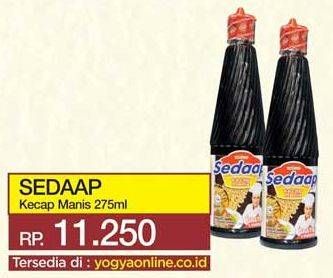 Promo Harga SEDAAP Kecap Manis 275 ml - Yogya