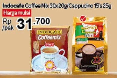 Promo Harga Coffee Mix 30x20g / Capuccino 15x25g  - Carrefour
