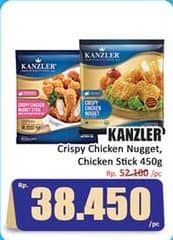 Promo Harga Kanzler Chicken Nugget Stick Crispy, Crispy 450 gr - Hari Hari