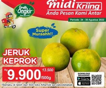 Promo Harga Jeruk Keprok per 500 gr - Alfamidi