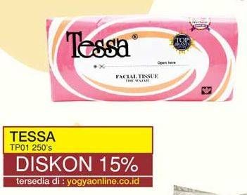 Promo Harga TESSA Facial Tissue TP01 250 pcs - Yogya