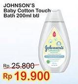 Promo Harga JOHNSONS Baby Cottontouch Top to Toe Bath 200 ml - Indomaret