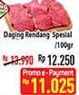 Promo Harga Daging Rendang Sapi Spesial per 100 gr - Hypermart