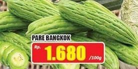 Promo Harga Pare Bangkok Hijau per 100 gr - Hari Hari