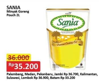 Promo Harga Sania Minyak Goreng 2000 ml - Alfamart