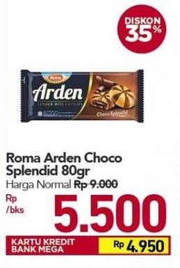 Promo Harga ROMA Arden Choco Splendid 80 gr - Carrefour