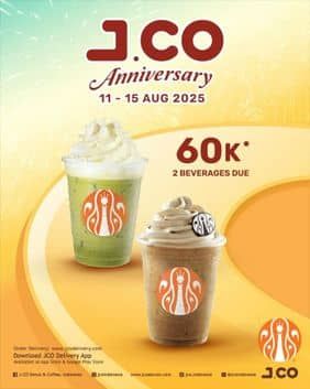 Promo Harga JCO Anniversary Beverages Due  - JCO
