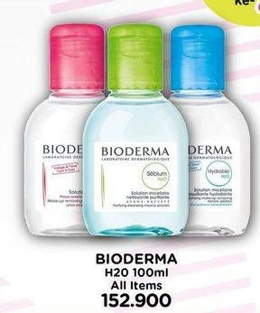 Promo Harga Bioderma Hydrabio H2O All Variants 100 ml - Watsons