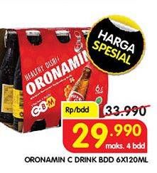 Promo Harga ORONAMIN C Drink per 6 botol 120 ml - Superindo