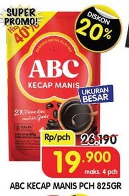 Promo Harga ABC Kecap Manis 825 ml - Superindo