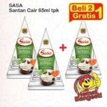 Promo Harga SASA Santan Cair 65 ml - Indomaret