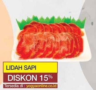 Promo Harga Lidah Sapi per 100 gr - Yogya