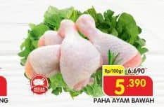 Promo Harga Ayam Paha Bawah per 100 gr - Superindo