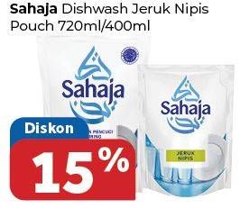 Promo Harga Dishwash Jeruk Nipis 720ml/400ml  - Carrefour