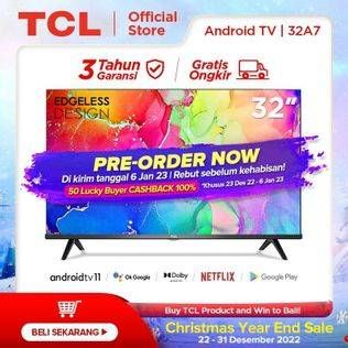 Promo Harga TCL GVA 32A7 32 inch Smart LED TV  - Tokopedia