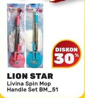 Promo Harga Lion Star Livina Spin Mop BM51  - Yogya