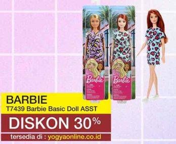 Promo Harga BARBIE Basic Doll Asst T7439  - Yogya
