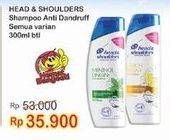 Promo Harga HEAD & SHOULDERS Shampoo All Variants 300 ml - Indomaret