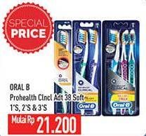 Promo Harga ORAL B Toothbrush Pro Health Crossaction Soft  - Hypermart