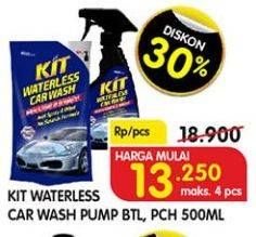 Promo Harga KIT Waterless Car Wash 500ml  - Superindo
