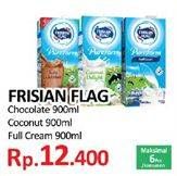 Promo Harga FRISIAN FLAG Susu UHT Purefarm Chocolate, Coconut Delight, Full Cream 900 ml - Yogya