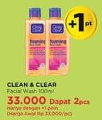 Promo Harga Clean & Clear Foaming Face Wash 100 ml - Watsons