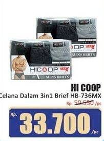 Promo Harga HICOOP Celana Dalam Pria HB-736MX 3 pcs - Hari Hari