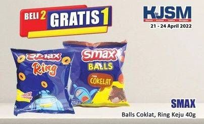 Promo Harga SMAX Balls Cokelat, Ring Keju 40gr  - Hari Hari
