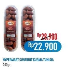 Promo Harga Sunfruit Kurma Tunisia 250 gr - Hypermart