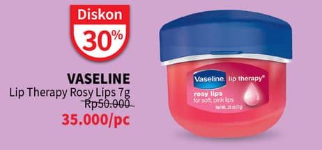 Promo Harga Vaseline Lip Therapy Rosy Lips 7 gr - Guardian