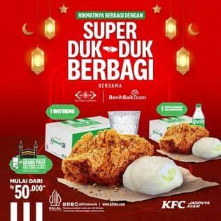 Promo Harga KFC Super Duk Duk  - KFC