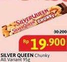 Promo Harga Silver Queen Chunky Bar All Variants 95 gr - Alfamidi