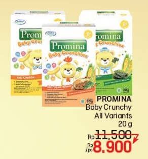 Promo Harga Promina 8+ Baby Crunchies All Variants 20 gr - LotteMart