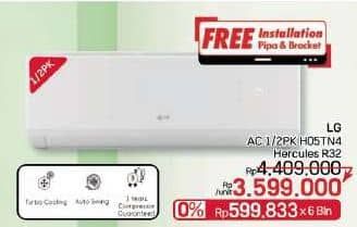 Promo Harga LG H05TN4 1/2 PK AC  - LotteMart