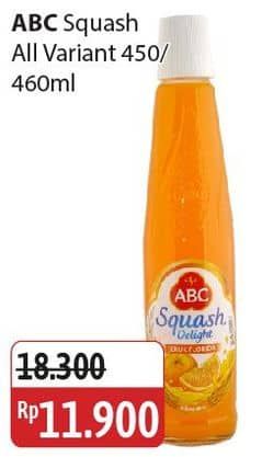 Promo Harga ABC Syrup Squash Delight All Variants 460 ml - Alfamidi