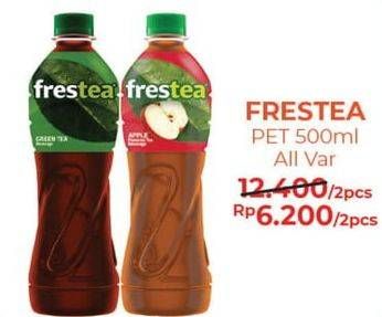 Promo Harga FRESTEA Minuman Teh All Variants per 2 botol 500 ml - Alfamart