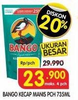 Promo Harga BANGO Kecap Manis 735 ml - Superindo