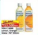 Promo Harga YOU C1000 Isotonic Drink Lemon, Orange per 2 botol 500 ml - Alfamart