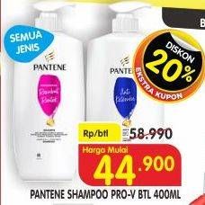 Promo Harga Pantene Shampoo 400 ml - Superindo