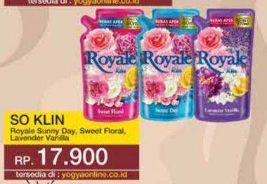 Promo Harga So Klin Royale Parfum Collection Sunny Day, Sweet Floral, Lavender Vanilla 720 ml - Yogya