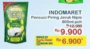 Promo Harga INDOMARET Pencuci Piring Jeruk Nipis 800 ml - Indomaret