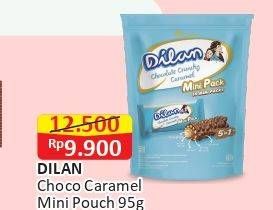 Promo Harga DILAN Chocolate Crunchy Cream Caramel per 10 pcs 9 gr - Alfamart