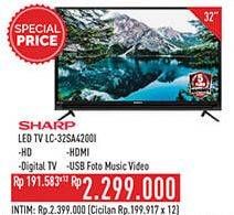 Promo Harga Sharp LC-32SA4200i | LED TV  - Hypermart