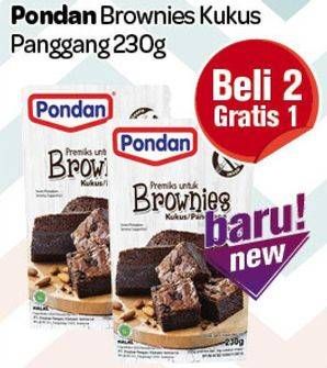 Promo Harga Pondan Brownies Coklat 230 gr - Carrefour