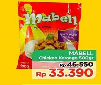 Promo Harga MABELL Chicken Karaage 500 gr - TIP TOP