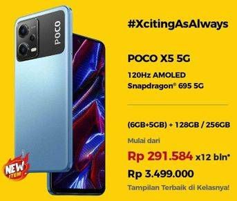 Promo Harga Xiaomi Poco X5 5G  - Erafone